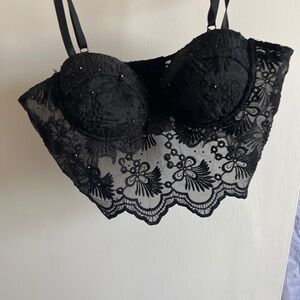 cropped windsor bralette